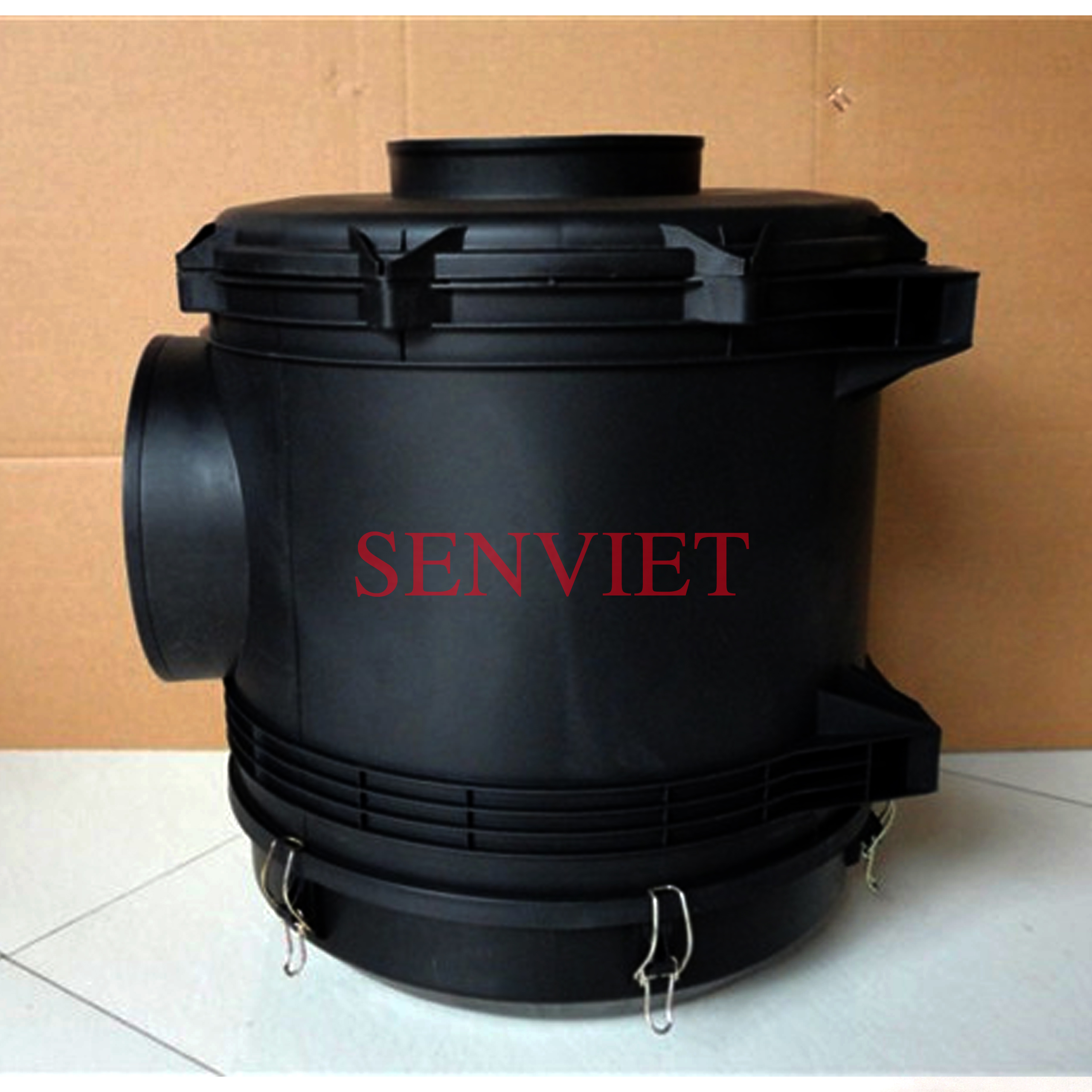 Bầu Lọc Gió Howo 336 371 (Kèm Cả Lõi Lọc Gió) (Bầu Bô E Howo 336 371)