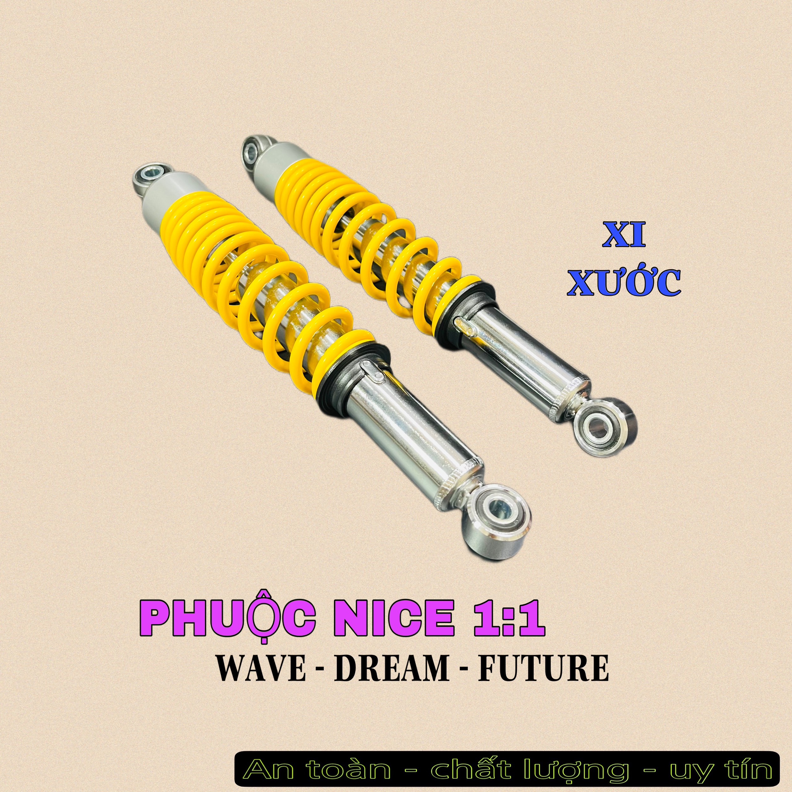 Phuộc NICE 1:1 WAVE, DREAM, FUTURE chuẩn như zin