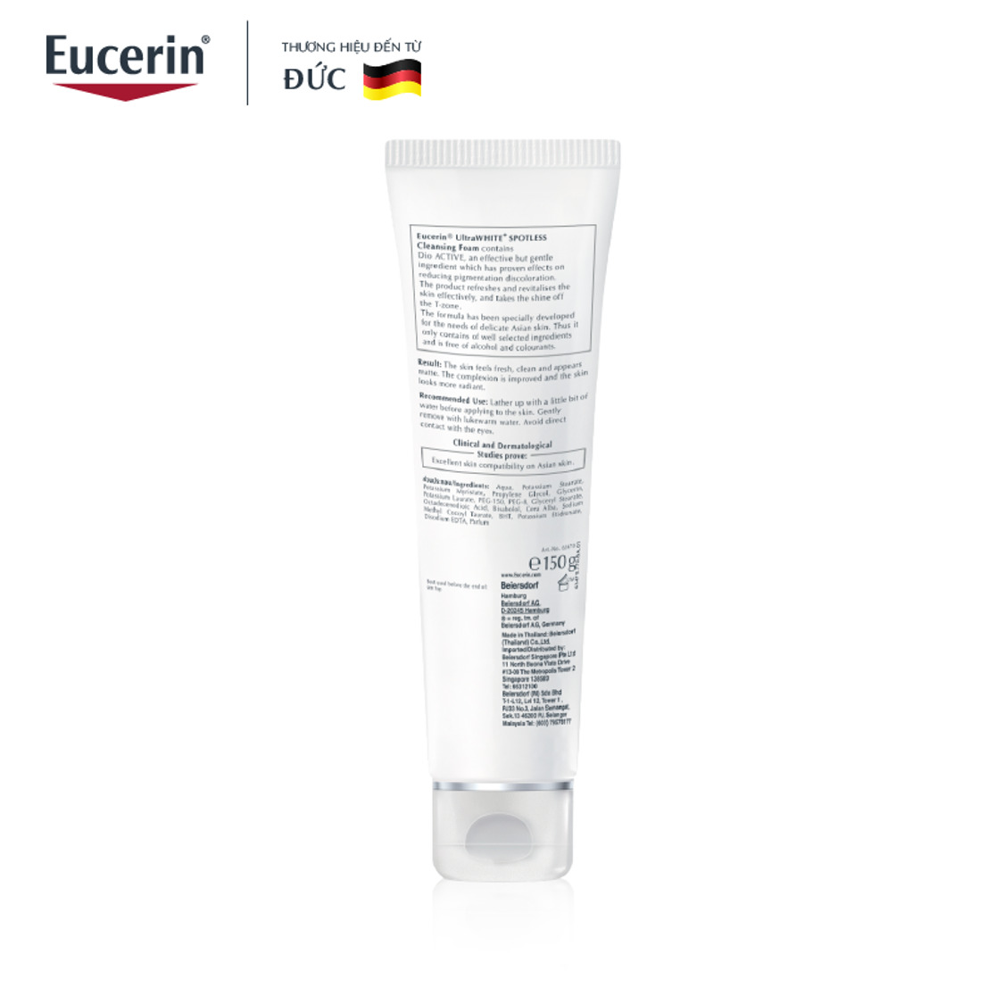 Sữa rữa mặt trắng sáng da White Cleansing Foam - Eucerin 63470