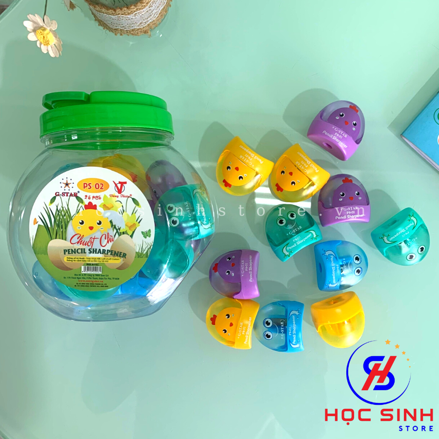 Chuốt Bút Chì Hiệu G Star PS02 (Giao Màu Ngẫu Nhiên)