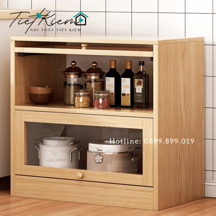 Kệ tủ bếp gỗ đẹp đa năng B11990