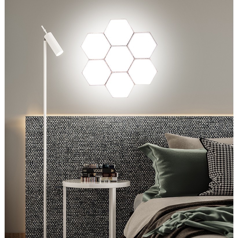Đèn Led Tổ Ong Lục Giác Dán Tường Chạm Cảm Ứng