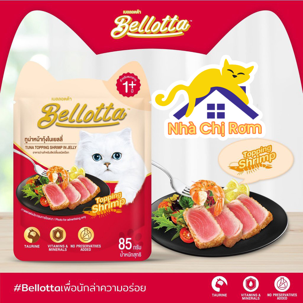 Pate Bellotta cho mèo gói 85g