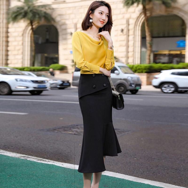ÁO SƠ MI CÔNG SỞ NỮ CỔ ĐỖ CAO CẤP SANG TRỌNG