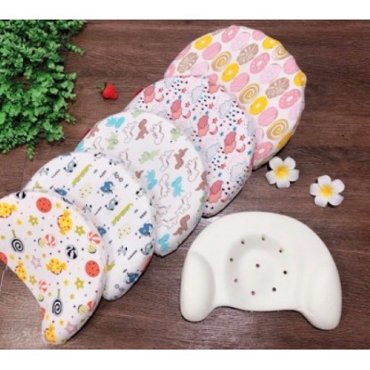 gối cao su non chống bẹp đầu cho bé