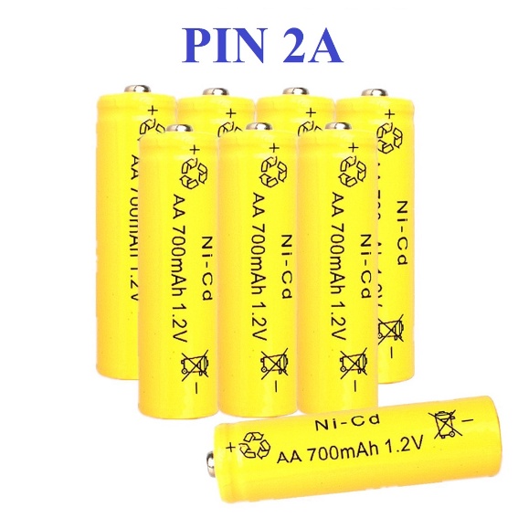 Bộ 4 viên pin sạc AA/AAA 700mAh 1.2V