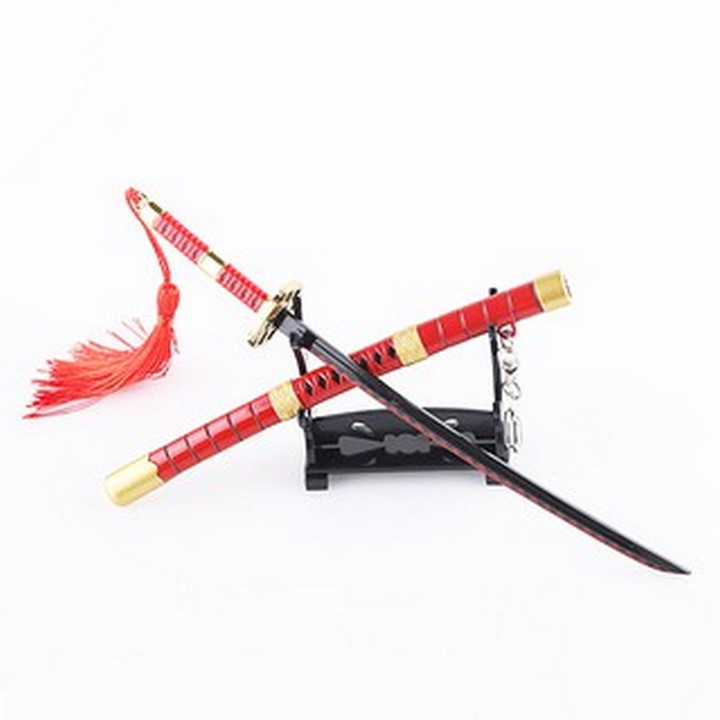 Mô hình móc khóa Kiếm Sandai Kitetsu One Piece anime trưng bày