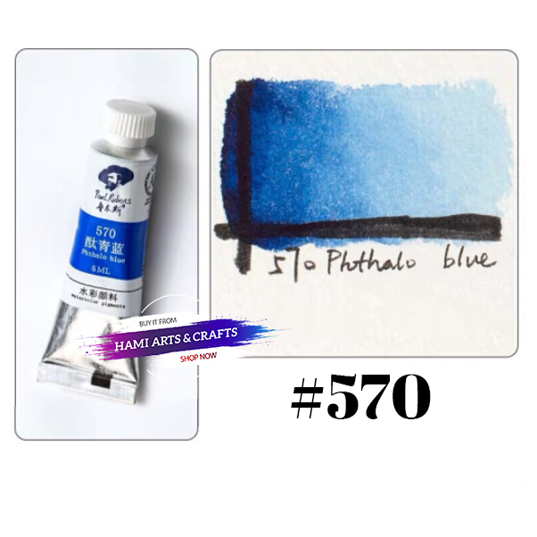Màu nước Paul Rubens 5ml Pigment Watercolor hạng Student (tuýp lẻ P1)