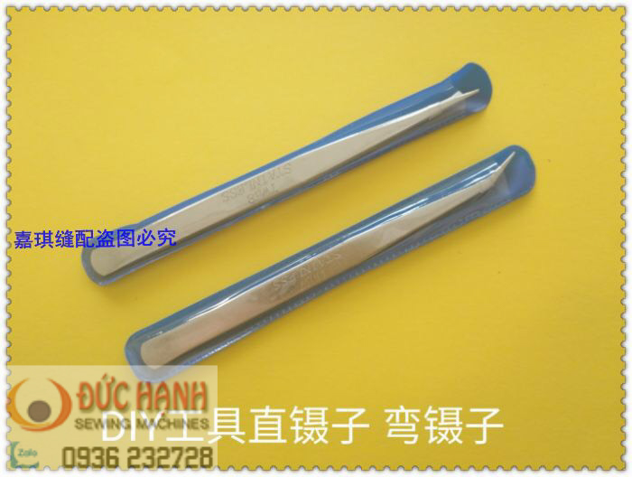 Nhíp xỏ chỉ - nhíp thẳng - nhíp cong