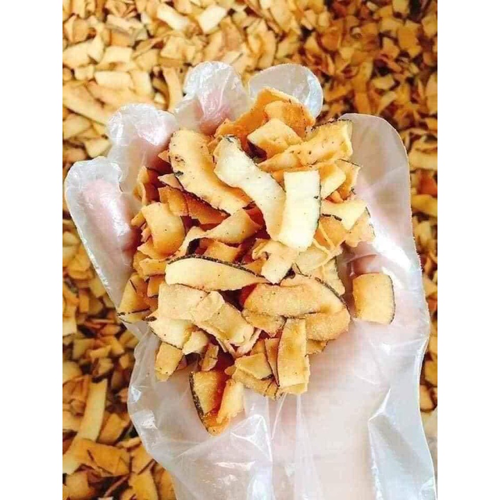 Gói 100g Dừa sấy giòn - doanvat_hangduong