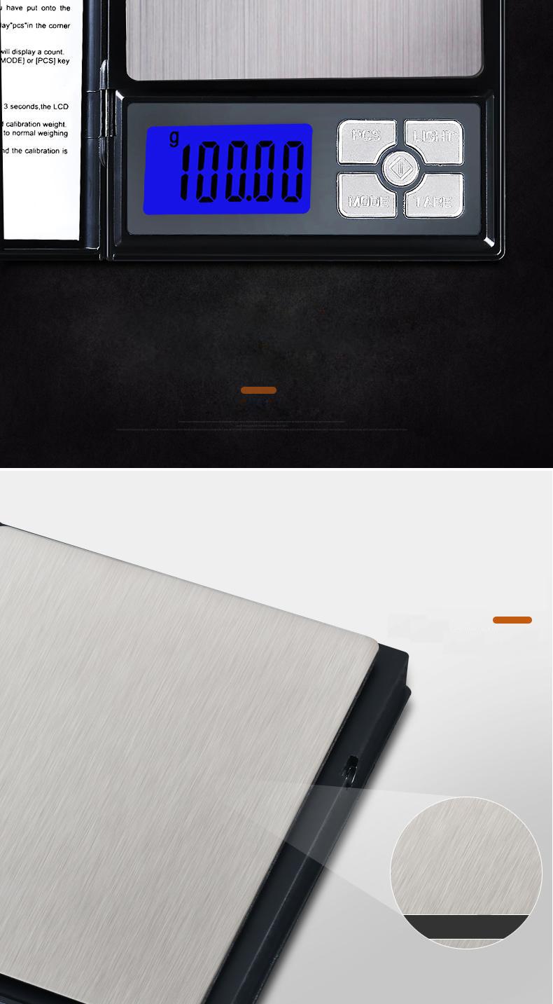 Cân điện tử nhà bếp 2000g/0.1g Notebook ( CÂN NGỤY TRANG, CHÍNH XÁC CAO )