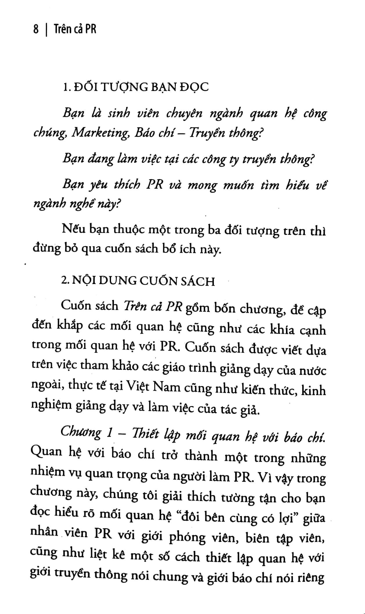 Sách - Trên cả PR