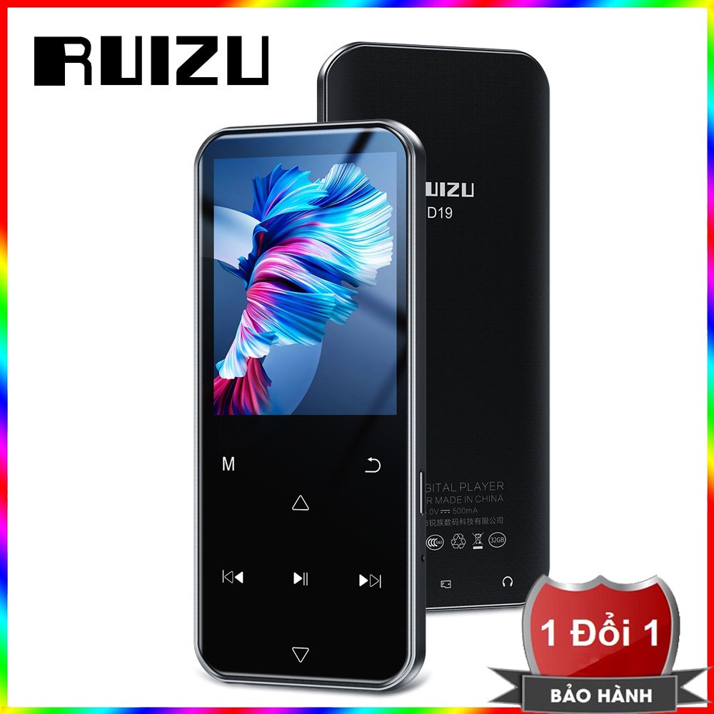 Máy nghe nhạc Ruizu D19 Lossless Bluetooth 5.0 - Máy nghe nhạc Bluetooth Ruizu D19 - Music Player Ruizu