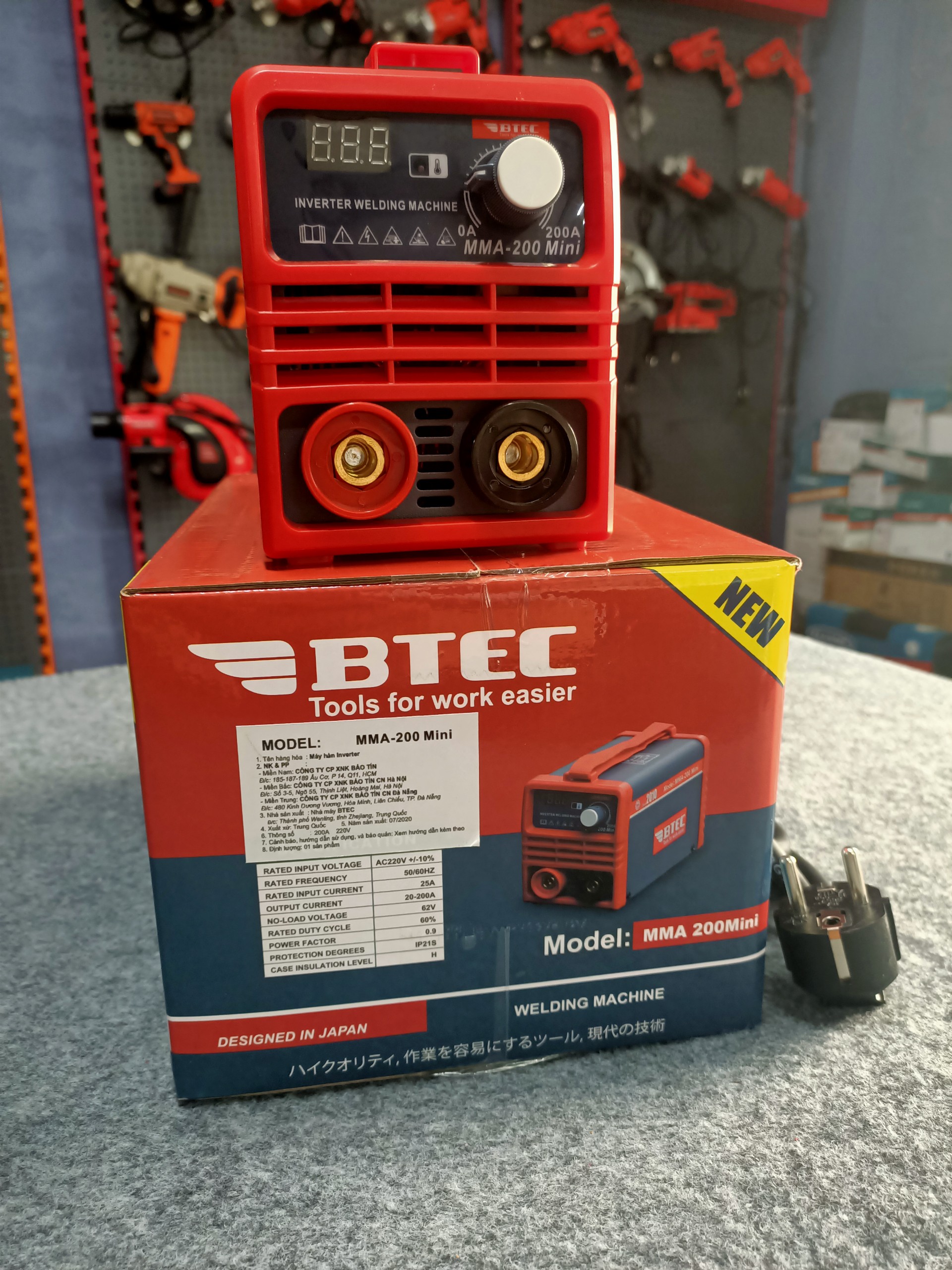 Máy Hàn Điện Tử Siêu Mini BTEC MMA-200Mini