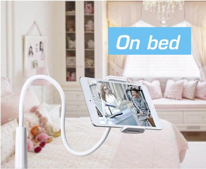 PKTL - Kẹp giữ Ipad Smartphone kéo dài BlueWhite Korea