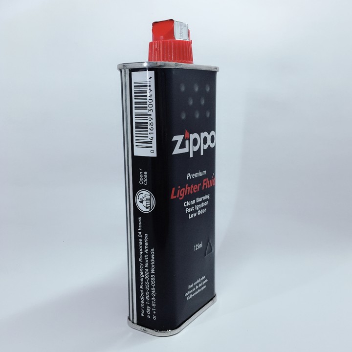 Combo 2 xăng Zippo, 1 vỉ đá lửa - Hàng chính hãng