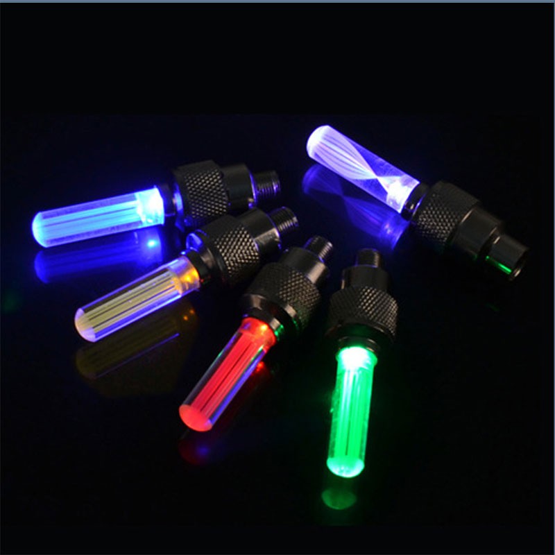 Bộ đèn led gắn van bánh xe đạp/xe máy/ô tô