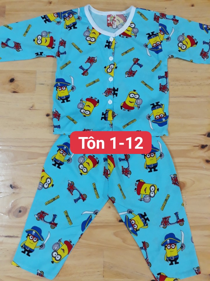 Combo 3 bộ đồ tole lanh bé trai dài tay 05