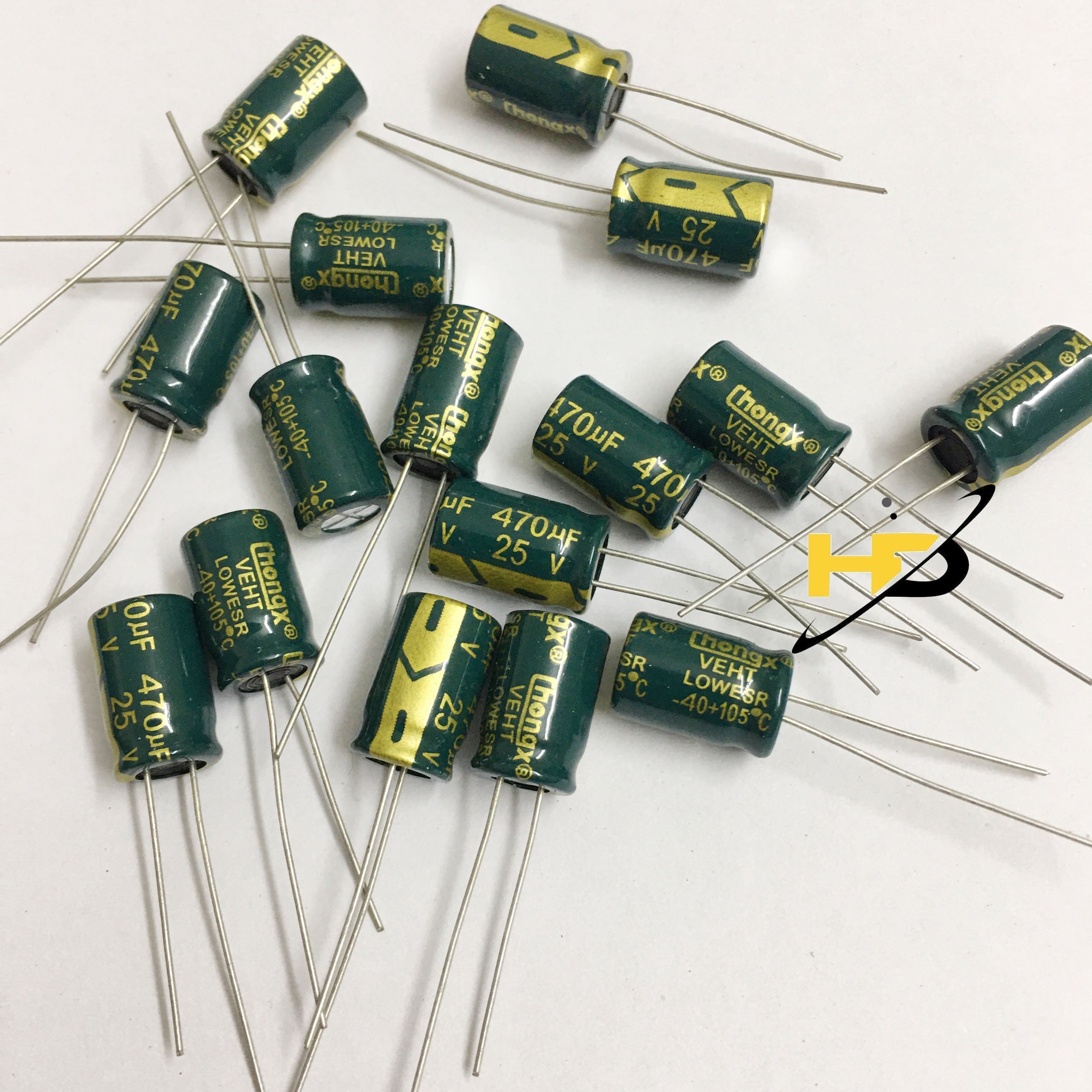Combo 10 Con Tụ Hóa 470UF 25V 8x12mm Tần Số Cao, Tụ Điện Mới Chất Lượng Cao
