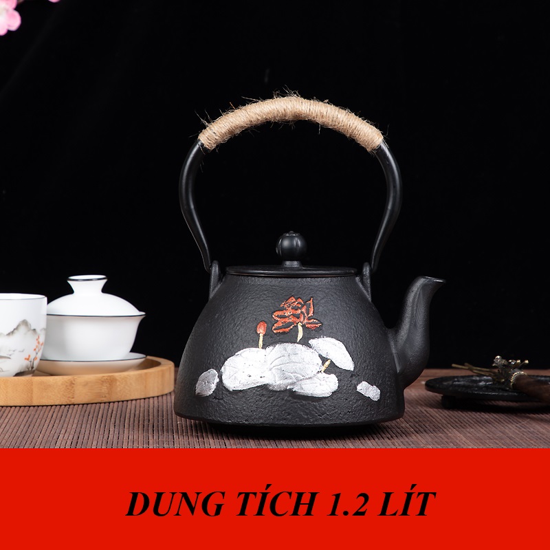 Ấm Gang Đun Nước Tetsubin 1200 ml
