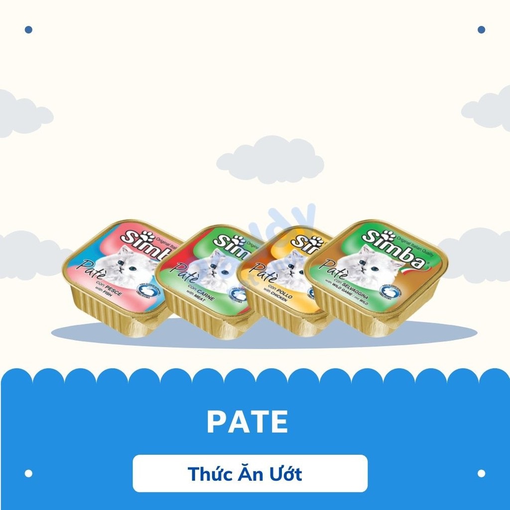 [Date mới nhất] Pate Simba Cho Mèo Trưởng Thành 100g (Nhập khẩu Ý)