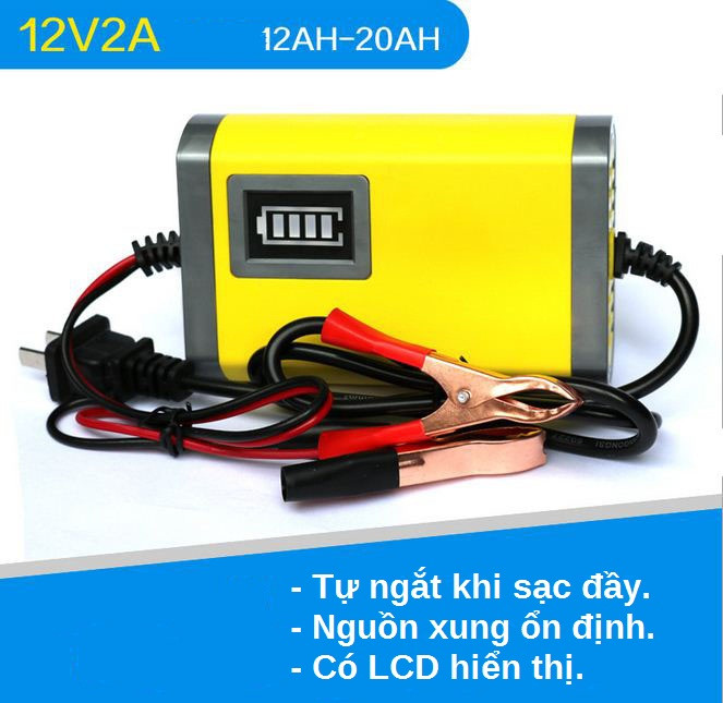 Sạc bình ắc quy - 12v-2a
