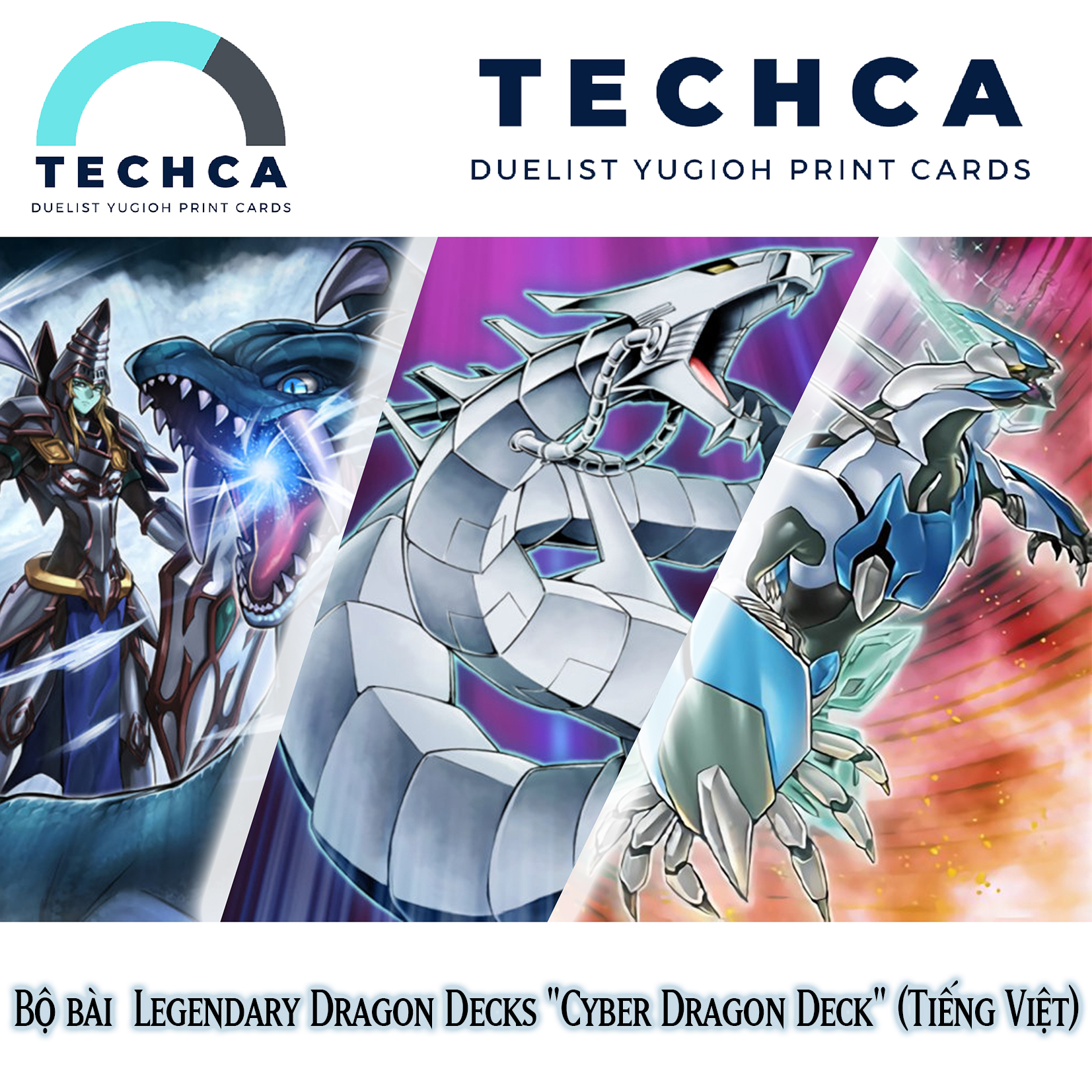 [Bài In Tiếng Việt] Bộ bài Yugioh - Legendary Dragon Decks "Cyber Dragon Deck"