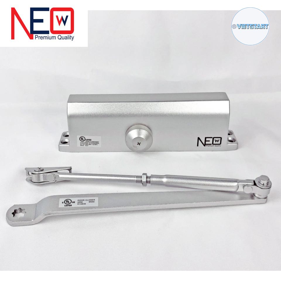 Tay đẩy hơi chống cháy newneo 505| tay co thủy lực chống cháy - cùi chỏ hơi dùng cho cửa chống cháy