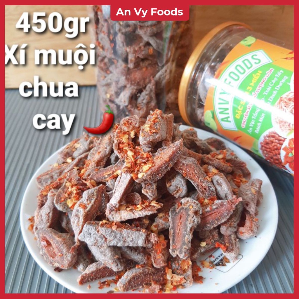 Xí Muội Lắc Ớt Chua Cay