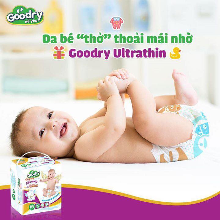 Combo 4 bịch lót sơ sinh goodry new born 288 miếng