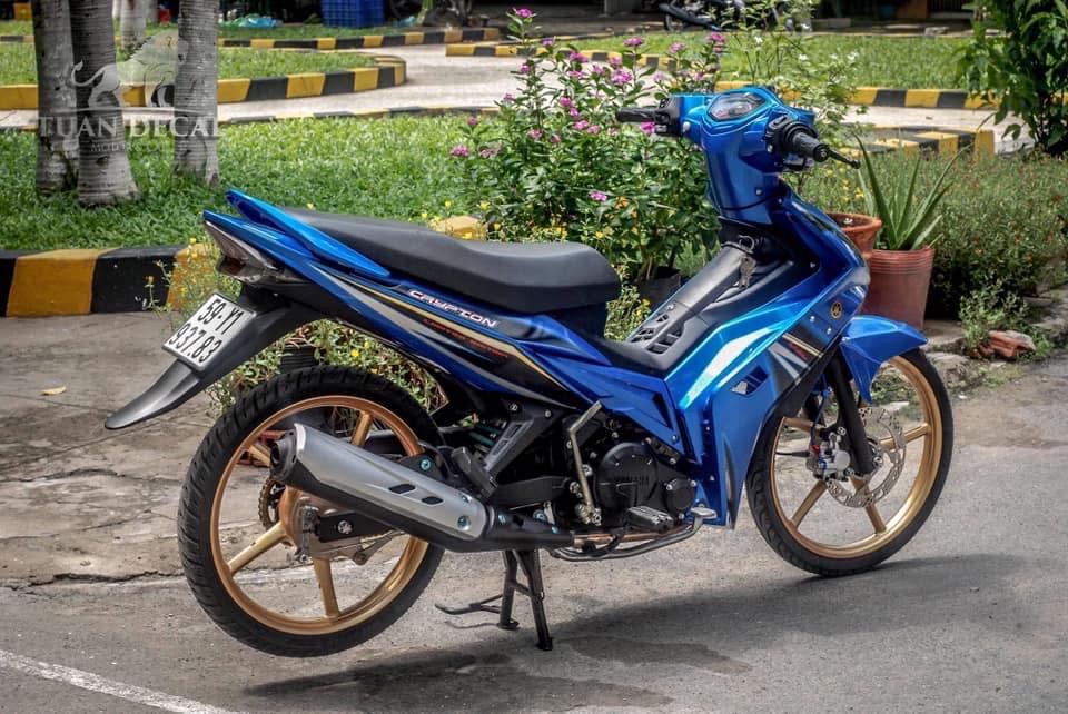Tem rời ex 2010 Crypton dán xe xanh spark