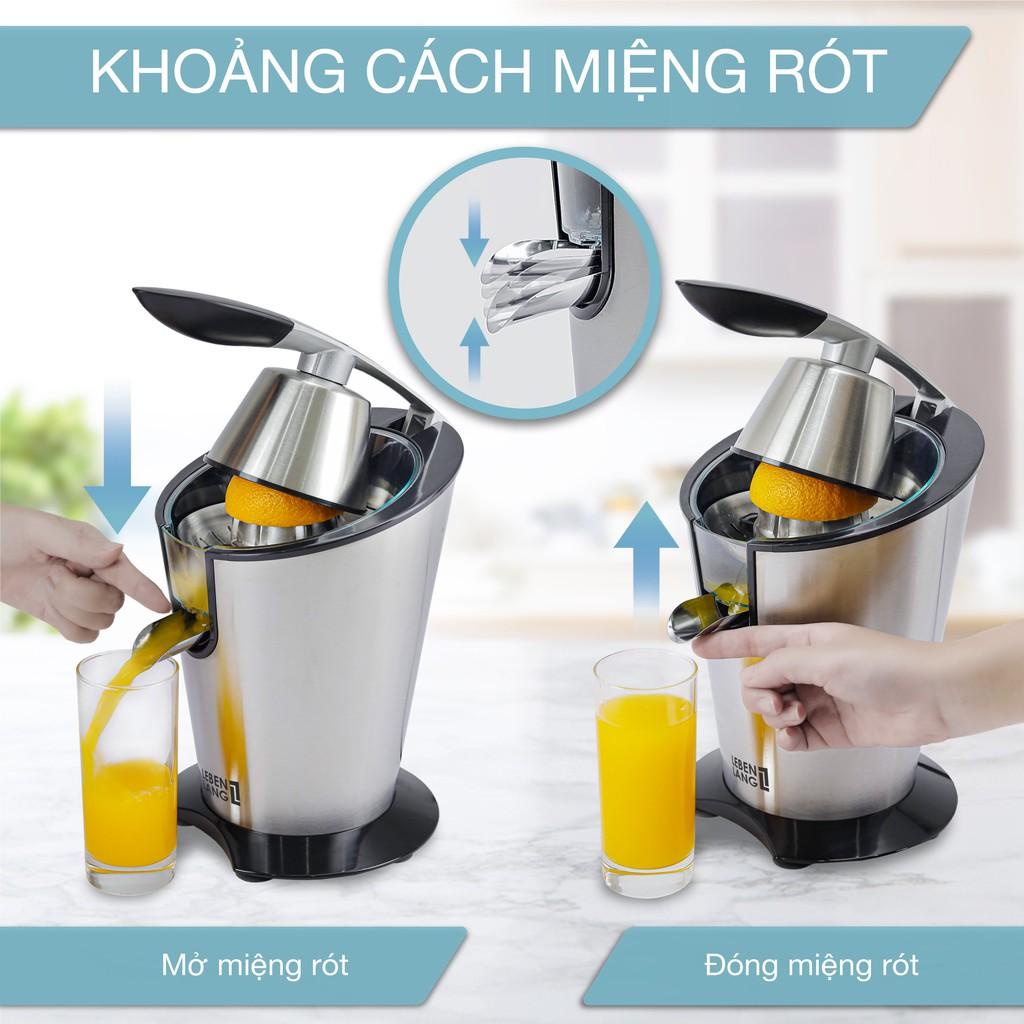 Máy vắt cam Lebenlang LBC388 600W [Thương hiệu Đức, Công suất khỏe]