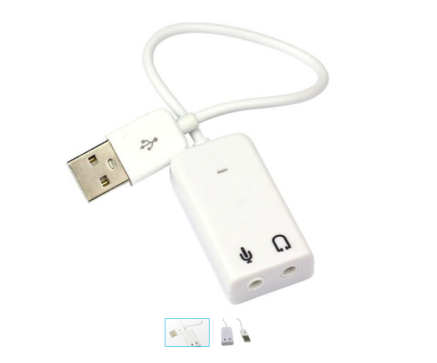 Cáp chuyển đổi Usb ra âm thanh cổng 3.5