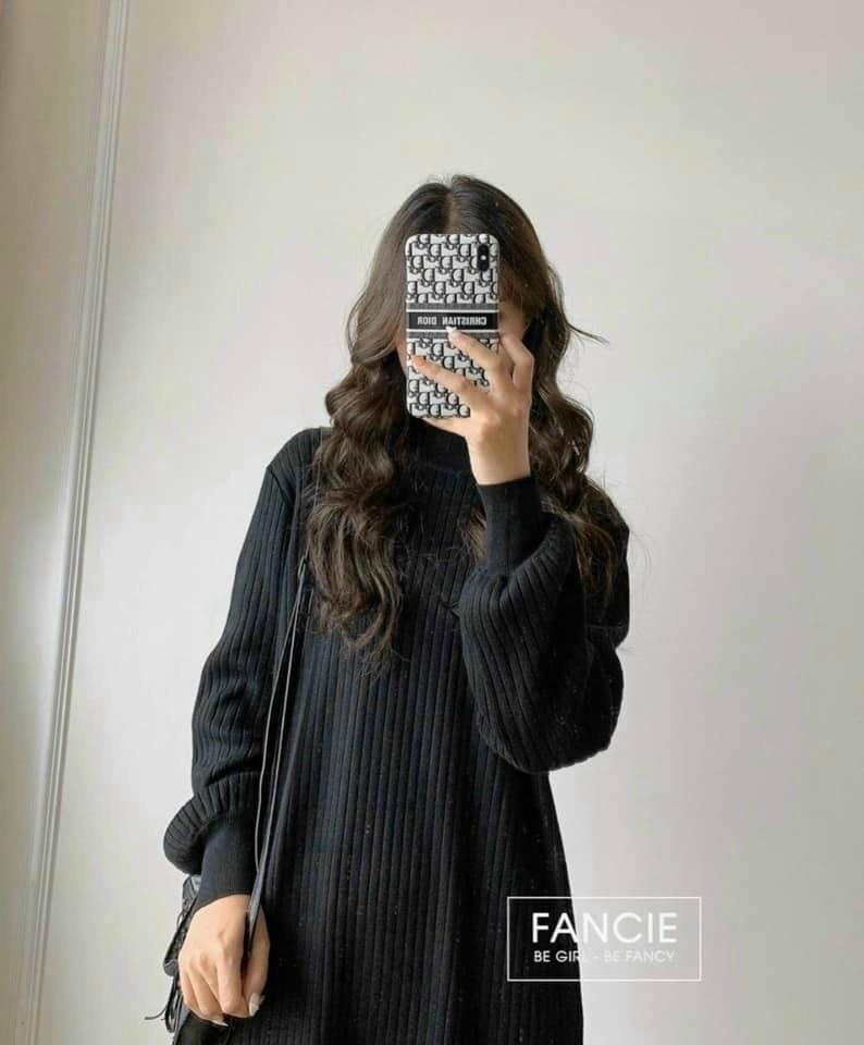 [HCM]Đầm suông tay dài  - UT75