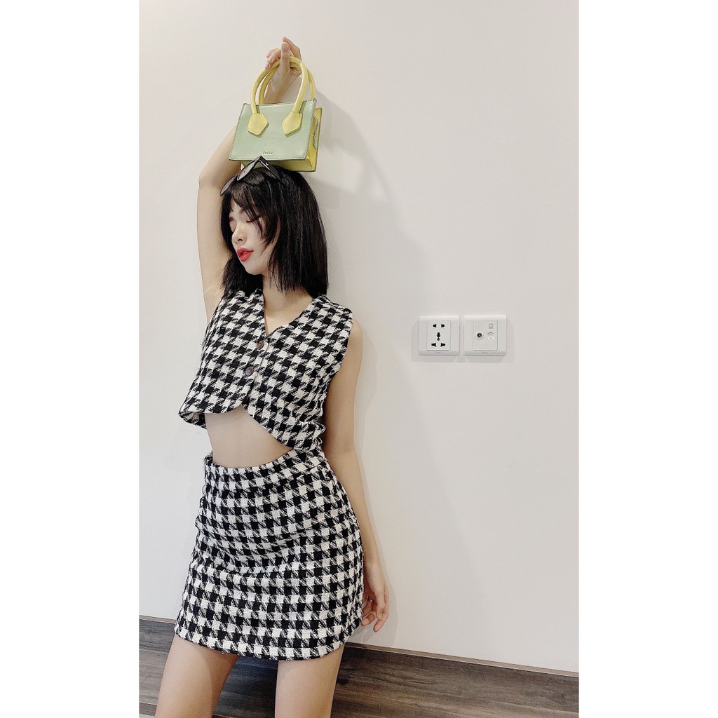 YU CHERRY | Áo nữ  Gingham Gile YA365
