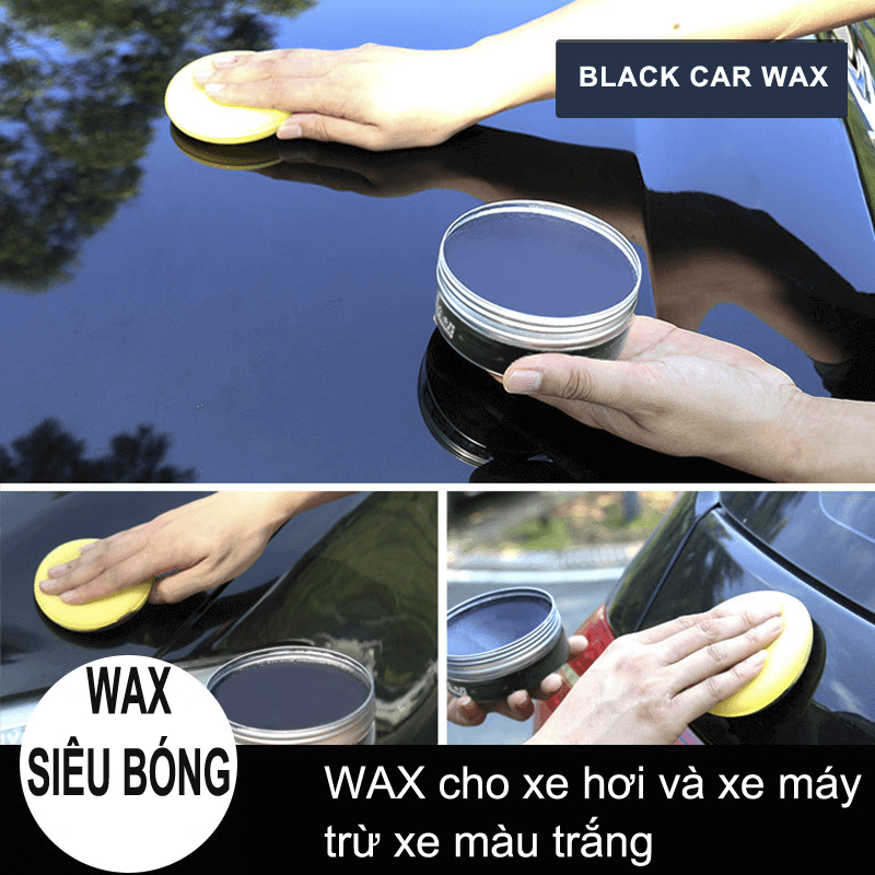 WAX Đánh Bóng BLACK cho Xe ô tô, Xe Máy
