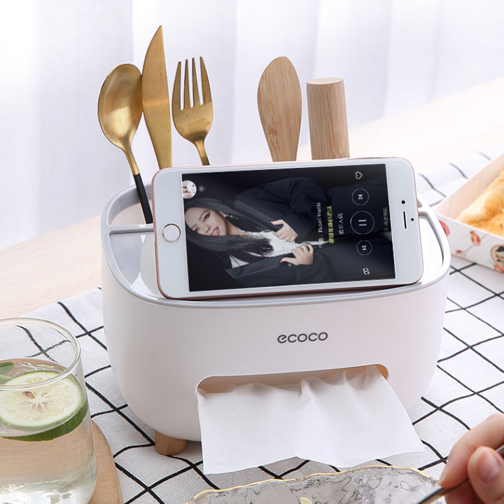 Hộp Đựng Khăn Giấy Để Bàn Ecoco