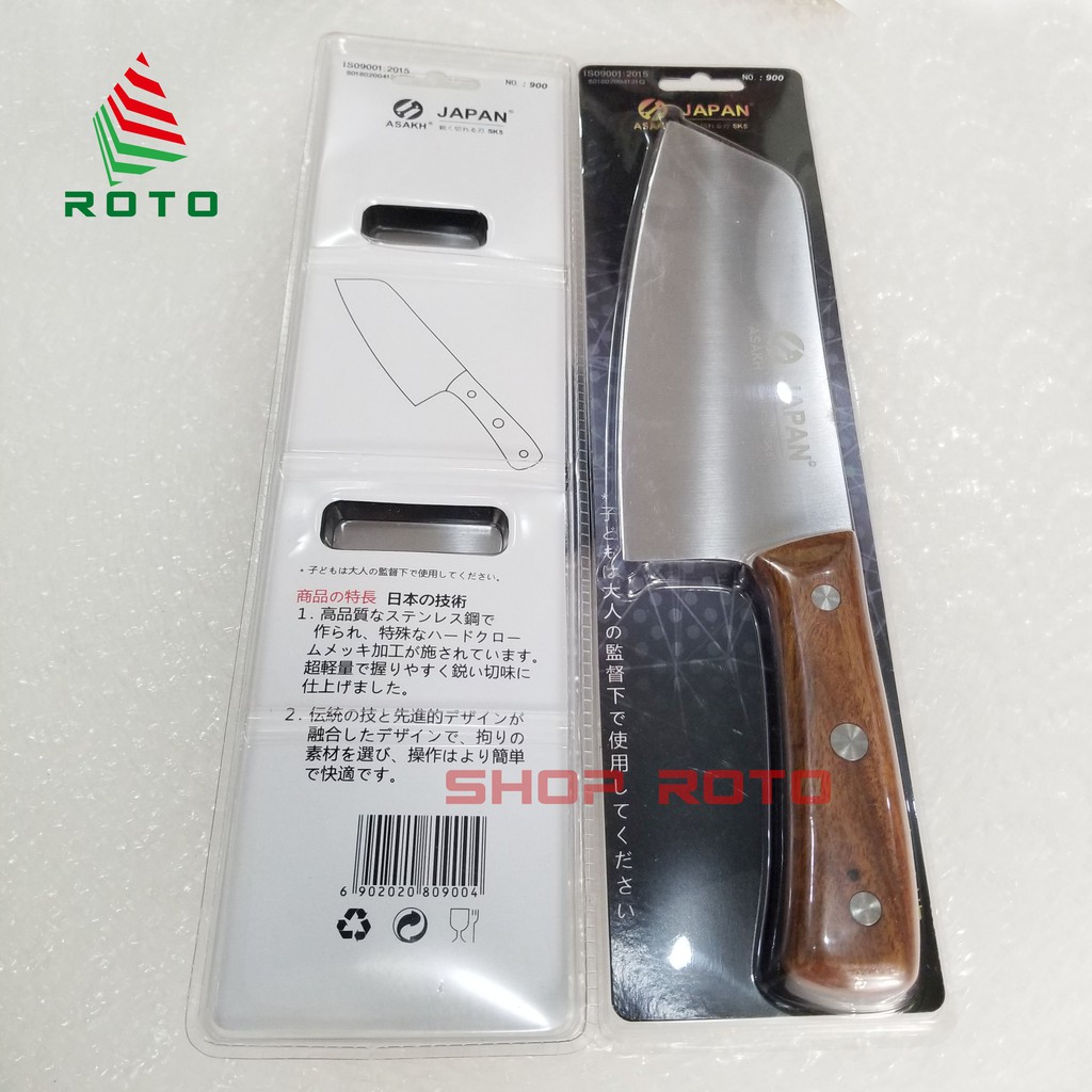 Dao Chặt Nhật Bản ASAKH SK5 Cán Gỗ Bén