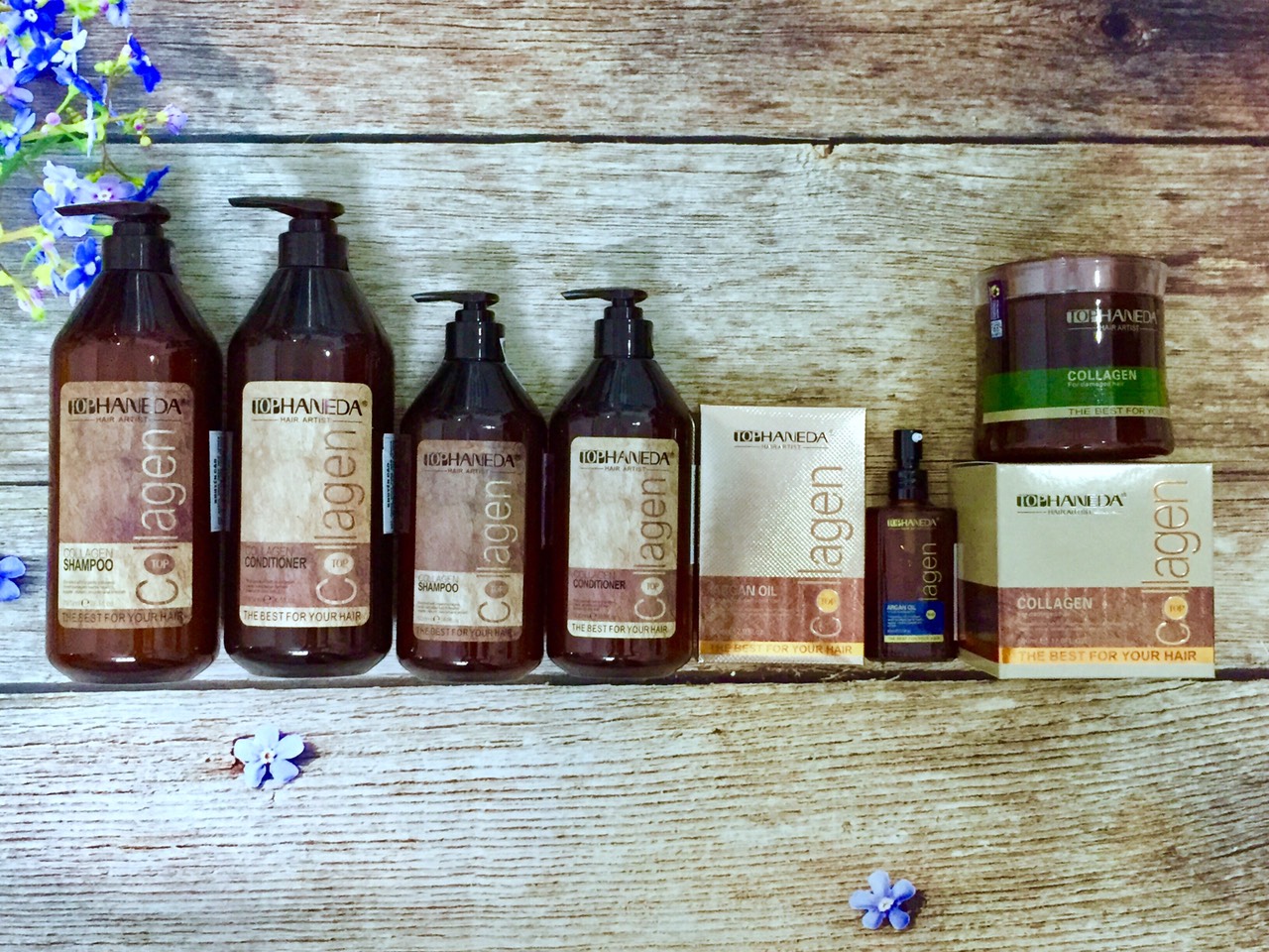 [+tặng mũ trùm][HCM]Dầu gội Haneda Collagen Shampoo phục hồi siêu mượt tóc 785ml