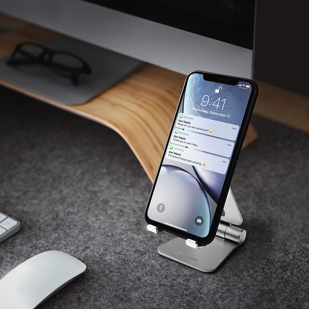 [HCM]GIÁ ĐỠ TOMTOC (USA) ALUMIUM ĐA GÓC DÀNH CHO NINTENDO SWITCH/IPAD MINI/IPHONE/SMARTPHONE