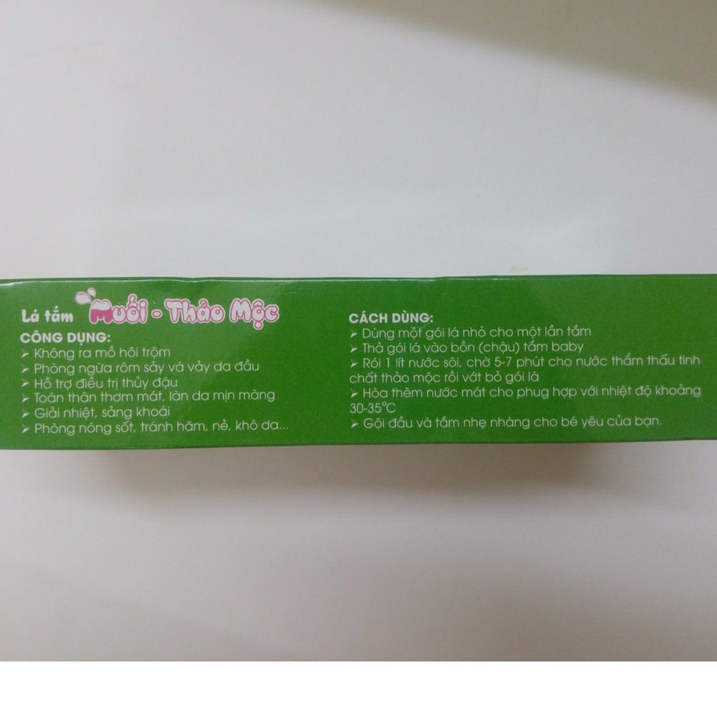Lá Tắm Muối - Thảo Mộc Cho Bé Yêu