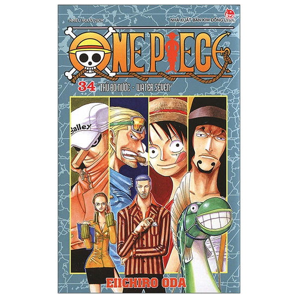 Fahasa - One Piece Tập 34: Thủ Đô Nước - Water Seven (Bìa Rời) (Tái Bản 2020)