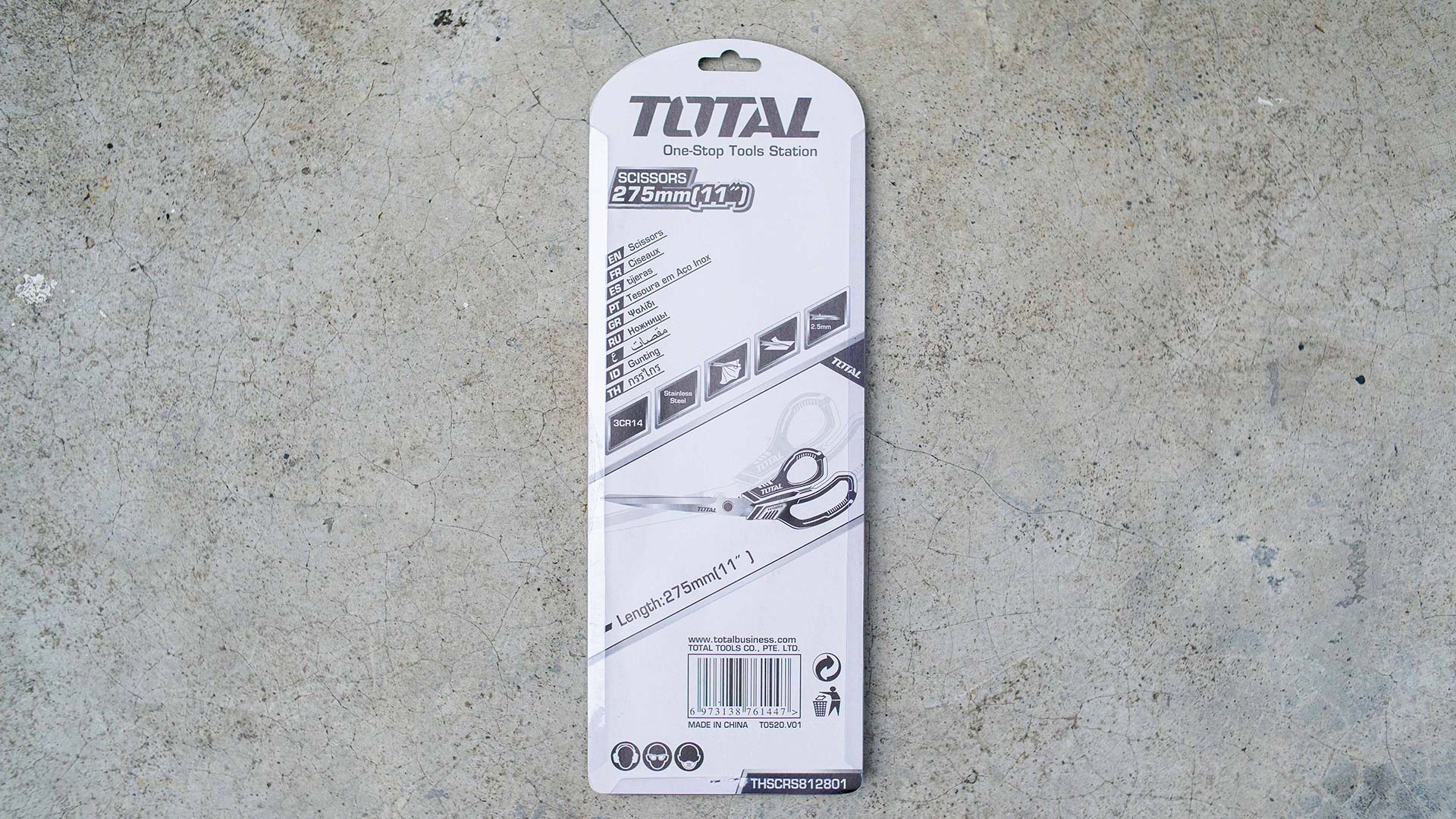 275mm Kéo cắt cầm tay Total THSCRS812801