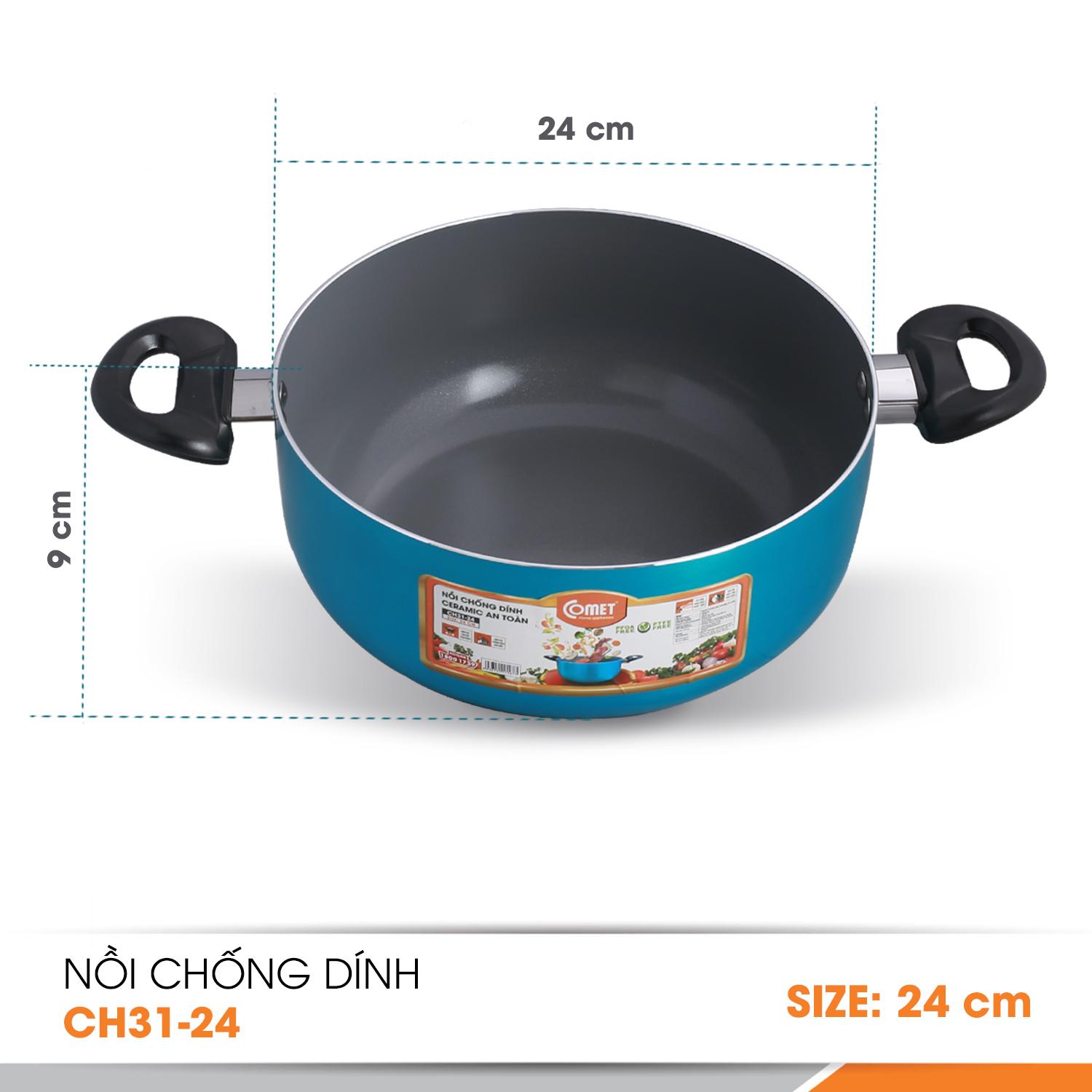 Nồi chống dính Ceramic an toàn COMET - CH31-24
