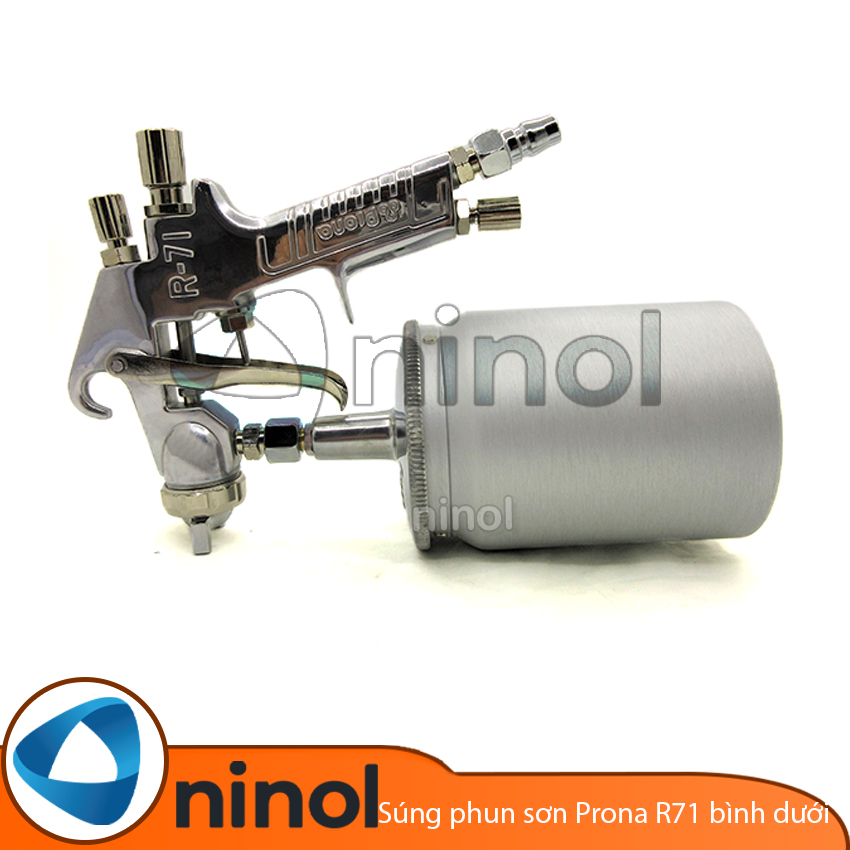 Súng phun sơn Prona R71 bình dưới