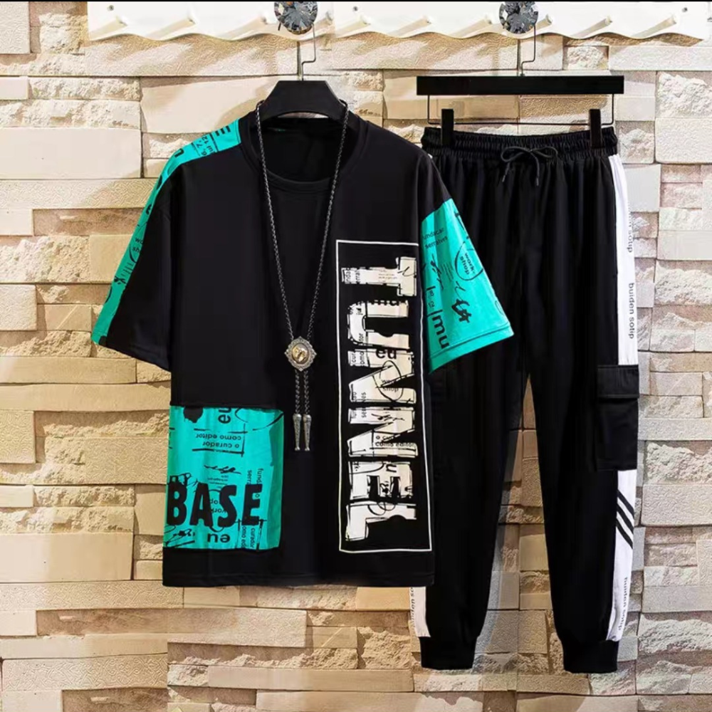 Bộ Quần Áo Thun Phông Nam Tay Ngắn TUNNEL Quần Dài GiFanXu Sành Điệu FORHIMCS2 SET NAM 90000183VVV
