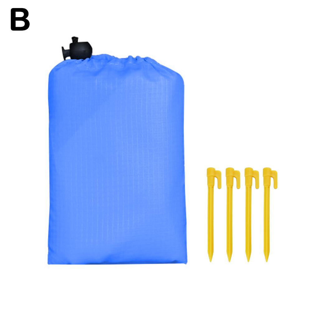 70 * 110cm Ultra-portable Pocket Picnic Mat Outdoor And Waterproof Camping Mat Large Moisture-proof Mat Grass Beach R5C1