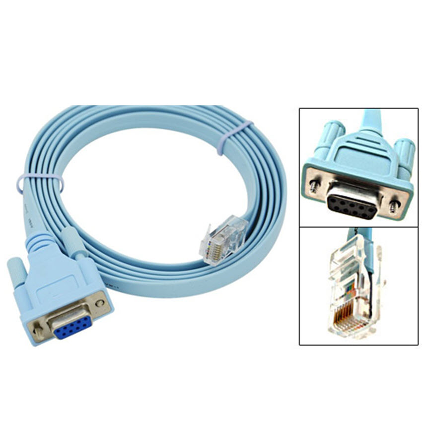 Cáp Console com 9 chân sang RJ45