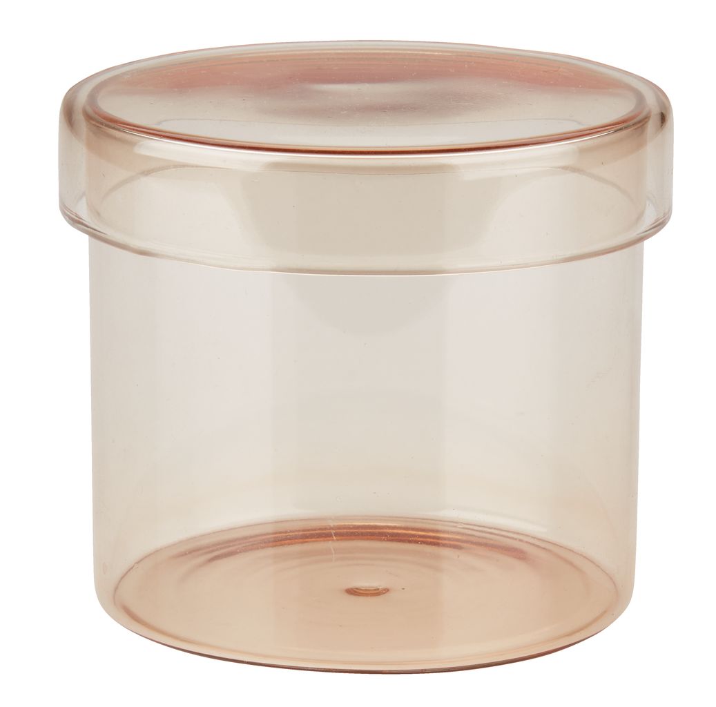 Lọ | JYSK Grums | thủy tinh | cam | DK10xC8cm