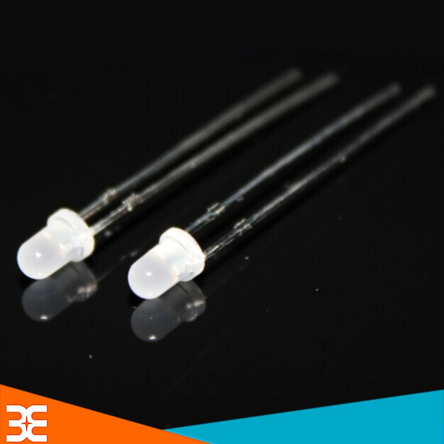 Gói 100 Con Led Đục 3mm - Đỏ